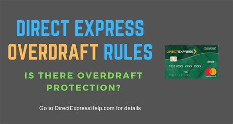 The Direct Express card is a prepaid debit card you can use to access your benefit payment, without a bank account. . Can you overdraft with direct express